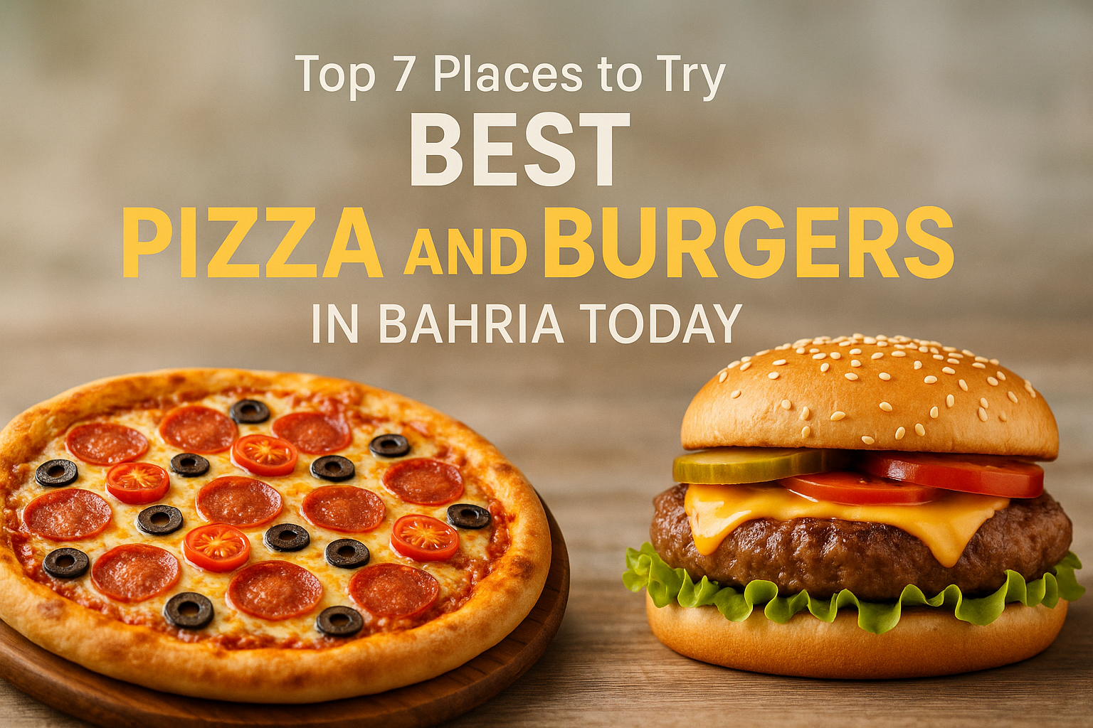 Best Places to Eat Pizza and Burgers in Bahria Town Lahore – Wakhra Sayapa
